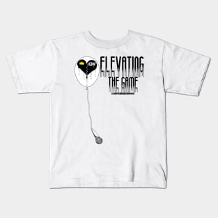 ELEVATING THE GAME Shirt black font Kids T-Shirt